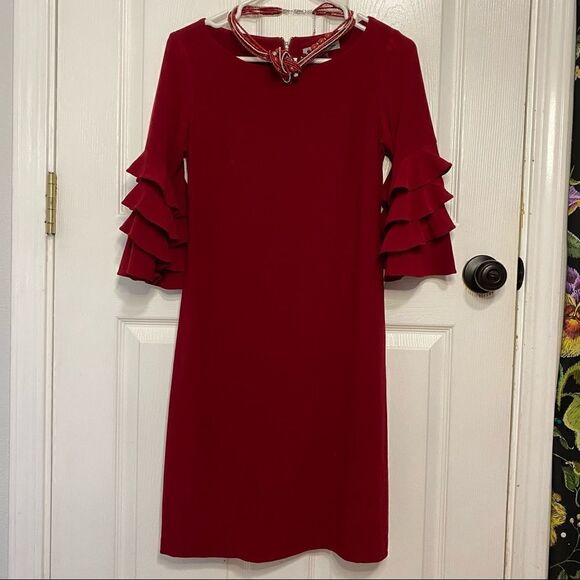 Danny and Nicole Red Dress - Picture 1 of 12